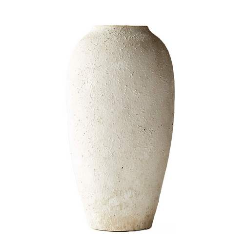 Tall White Vase