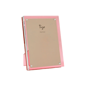 Lucite Frame - Pink Back