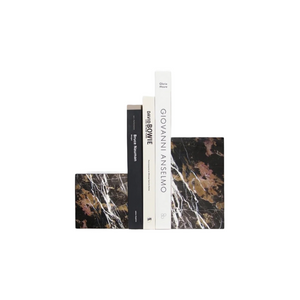 Marble Asymmetric Bookends