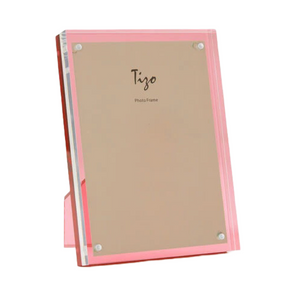 Lucite Frame - Pink Back