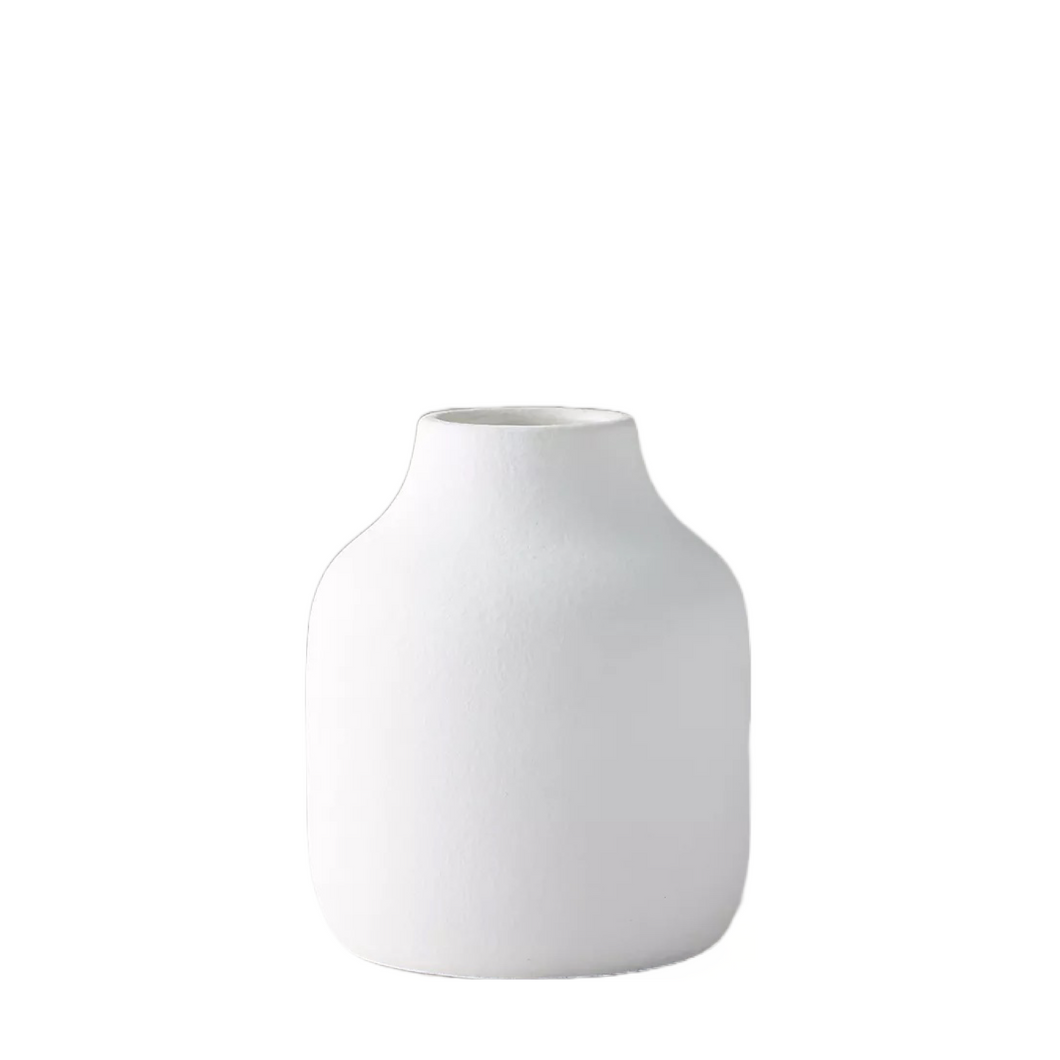 Matte White Vase