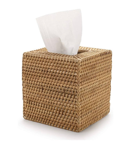 Rattan Tissue Box