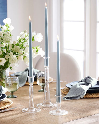 Ensley Glass Taper Candle Holder