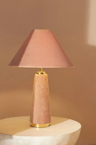 Lulu Velvet Table Lamp
