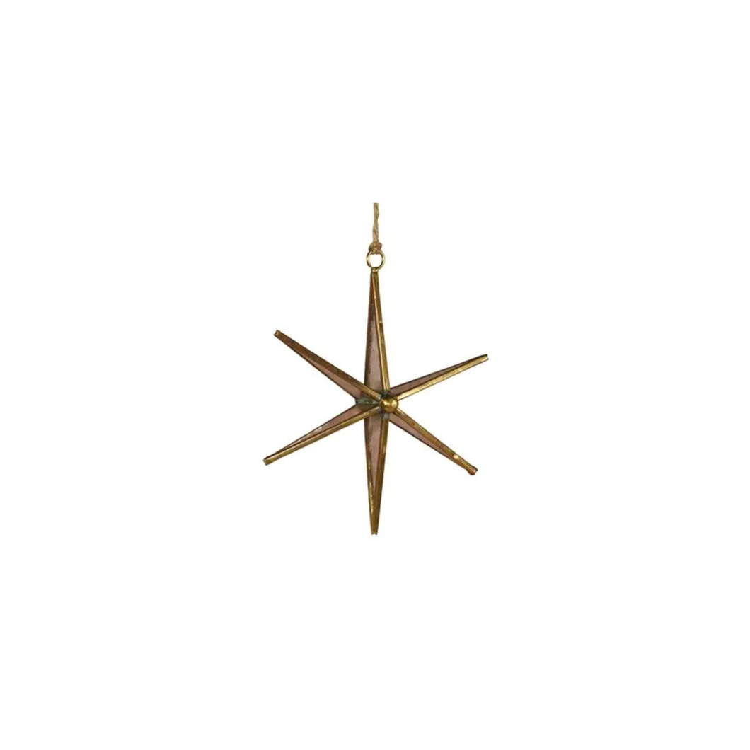 Antique Mirrored Star Ornament