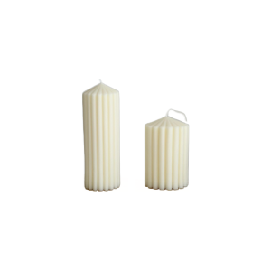 Small Pillar Candles-Set of 2