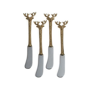 Stag Head Butter Knives