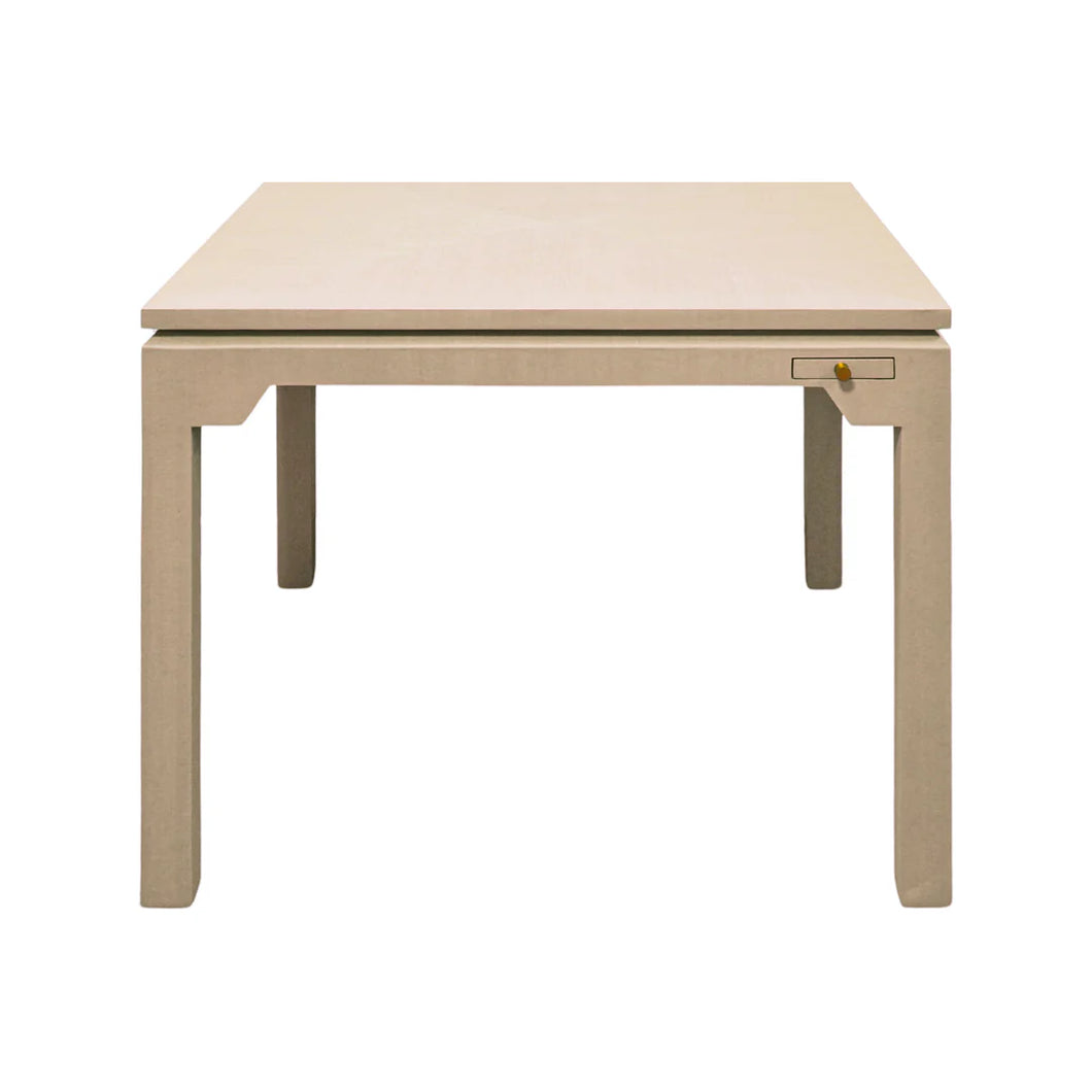 Grasscloth Game Table