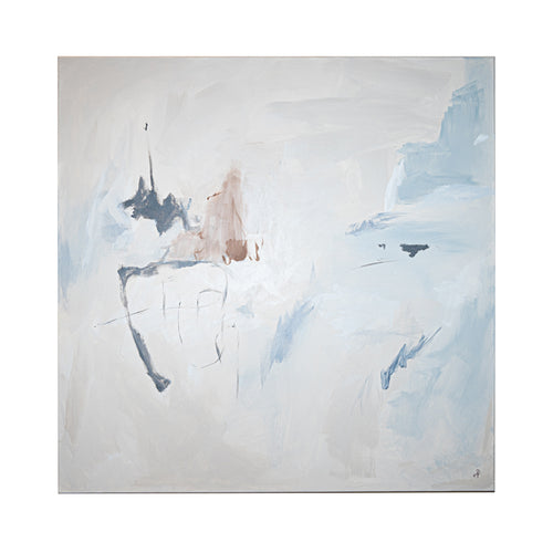 Neutral Sqaure Canvas Painting- Adelaide Designs