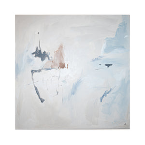Neutral Sqaure Canvas Painting