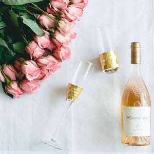 Gold Glass-Stemless Champagne