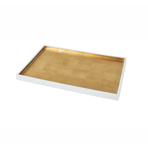 Gold Leaf Glass Tray