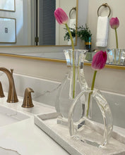 Crystal Teardrop Bud Vase