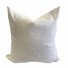 White Mood Velvet Pillow