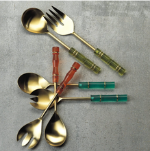 Green Resin Server Set