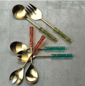 Green Resin Server Set