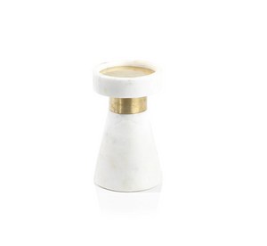 Marble Pillar Candle Holder