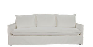 White Performance Fabric Sofa