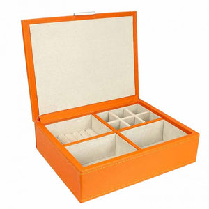 Leather Box-Orange
