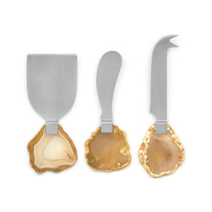 Agate Cheese Set of 3