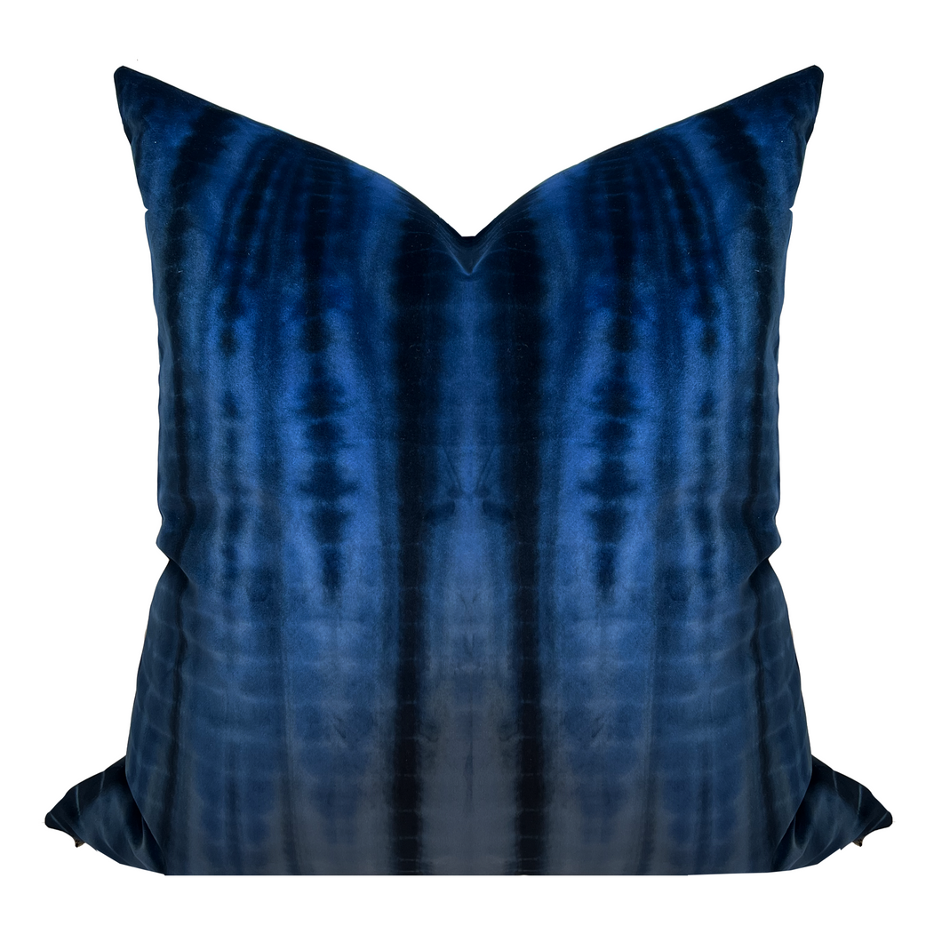 Couture Tie Dye - Indigo Pillow