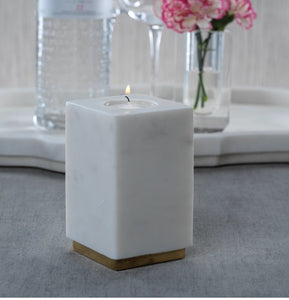 Tuscan Marble Tealight Holder