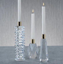 Florence Stacked Crystal Candleholder