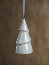 Ceramic White Tree Ornament