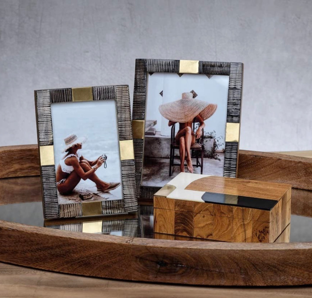 Lagos Horn and Brass Frame (5x7)
