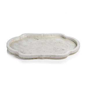 Large White Marble Tray