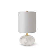 Alabaster Mini Orb Lamp
