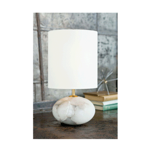 Alabaster Mini Orb Lamp