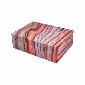 Red/Pink Marble Box